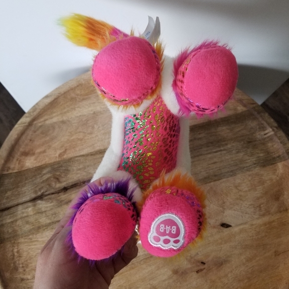 Build a Bear Rainbow Unicorn Stuffed Animal - Picture 5 of 5
